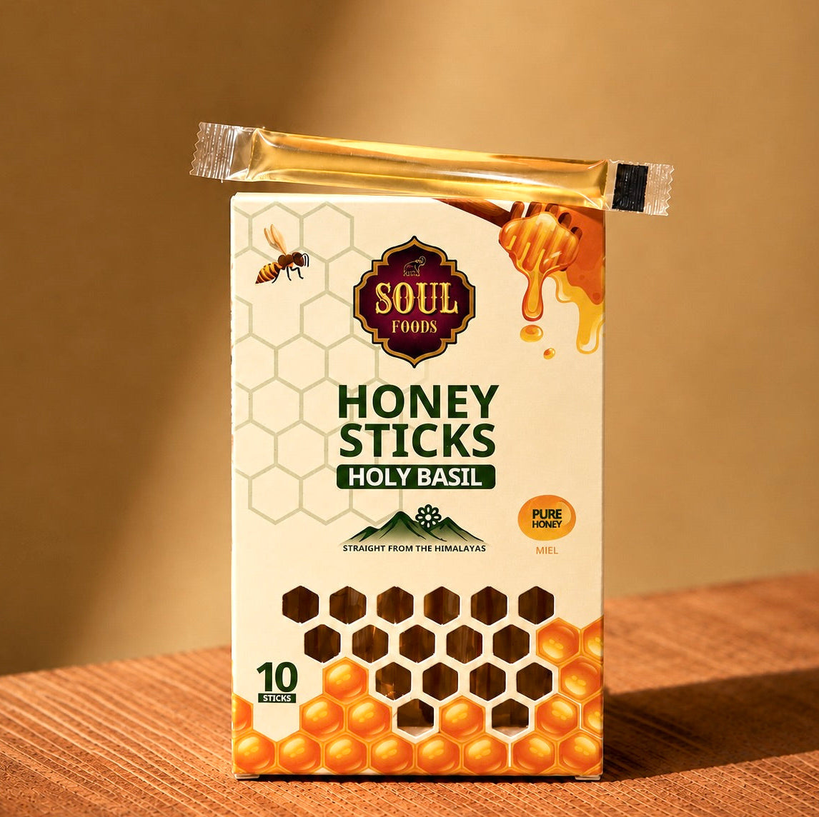 Soul Foods Honey Sticks - Holy Basil