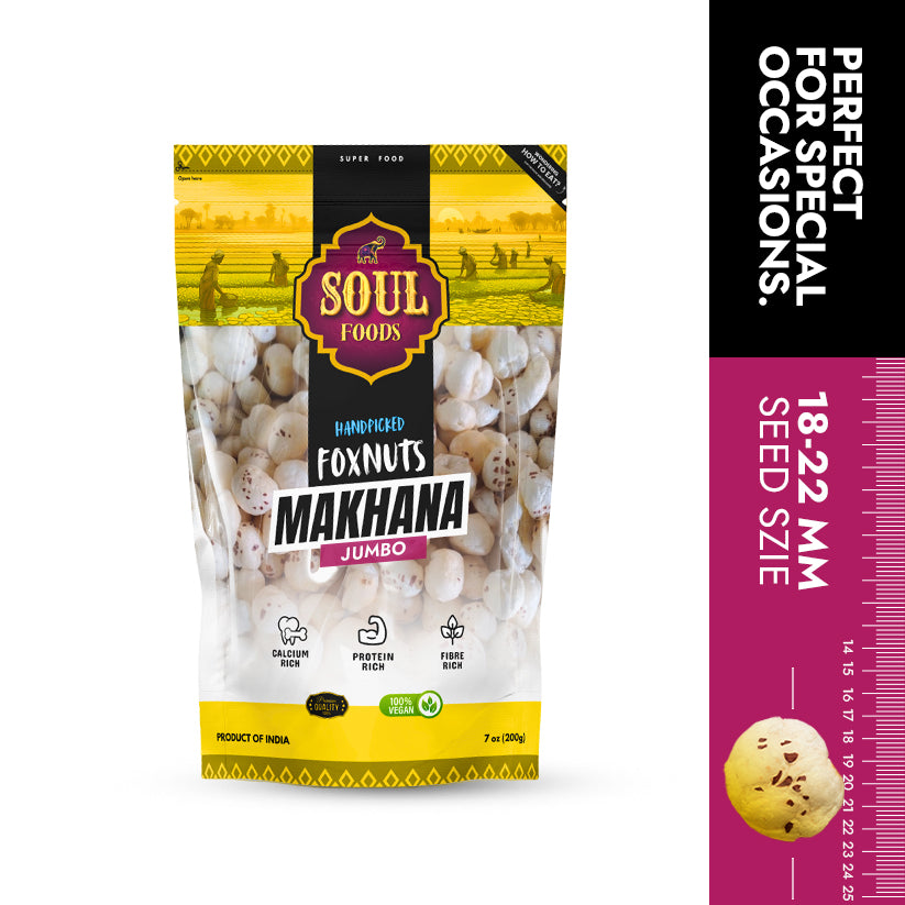 Handpicked Fox Nuts (Makhana) - Jumbo